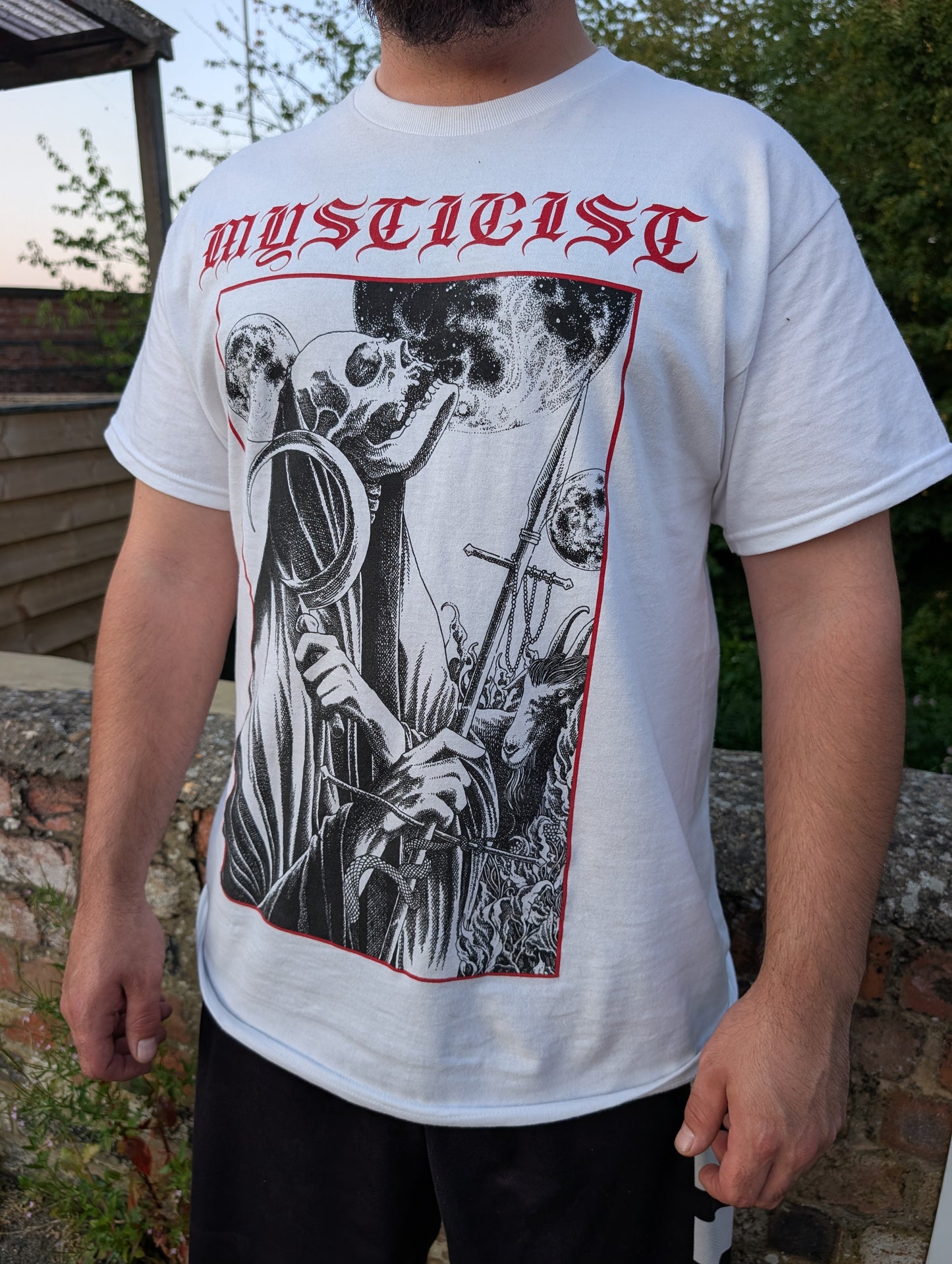 Spatiotemporal White Tee